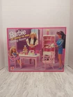 Vintage Barbie So Much To Do Dining Room Furniture Playset Pink 12in Doll Mattel