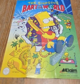 The Simpsons &ndash; Bart vs. the World | NES | Anleitung + 2 Poster (1x gratis)