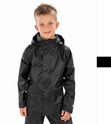 Result Kinder Regenjacke wasserdicht versiegelte Nähte PVC StormDri R227J NEW