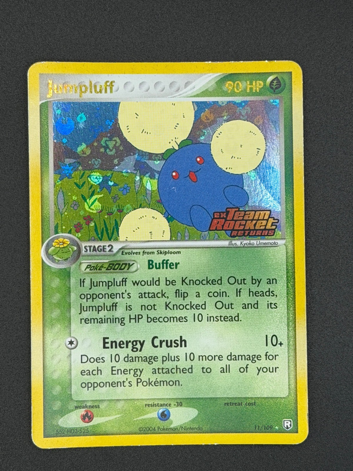 Pokemon Jumpluff Holo Holo Rare Team Rocket Returns STAMPED 11/109 MP