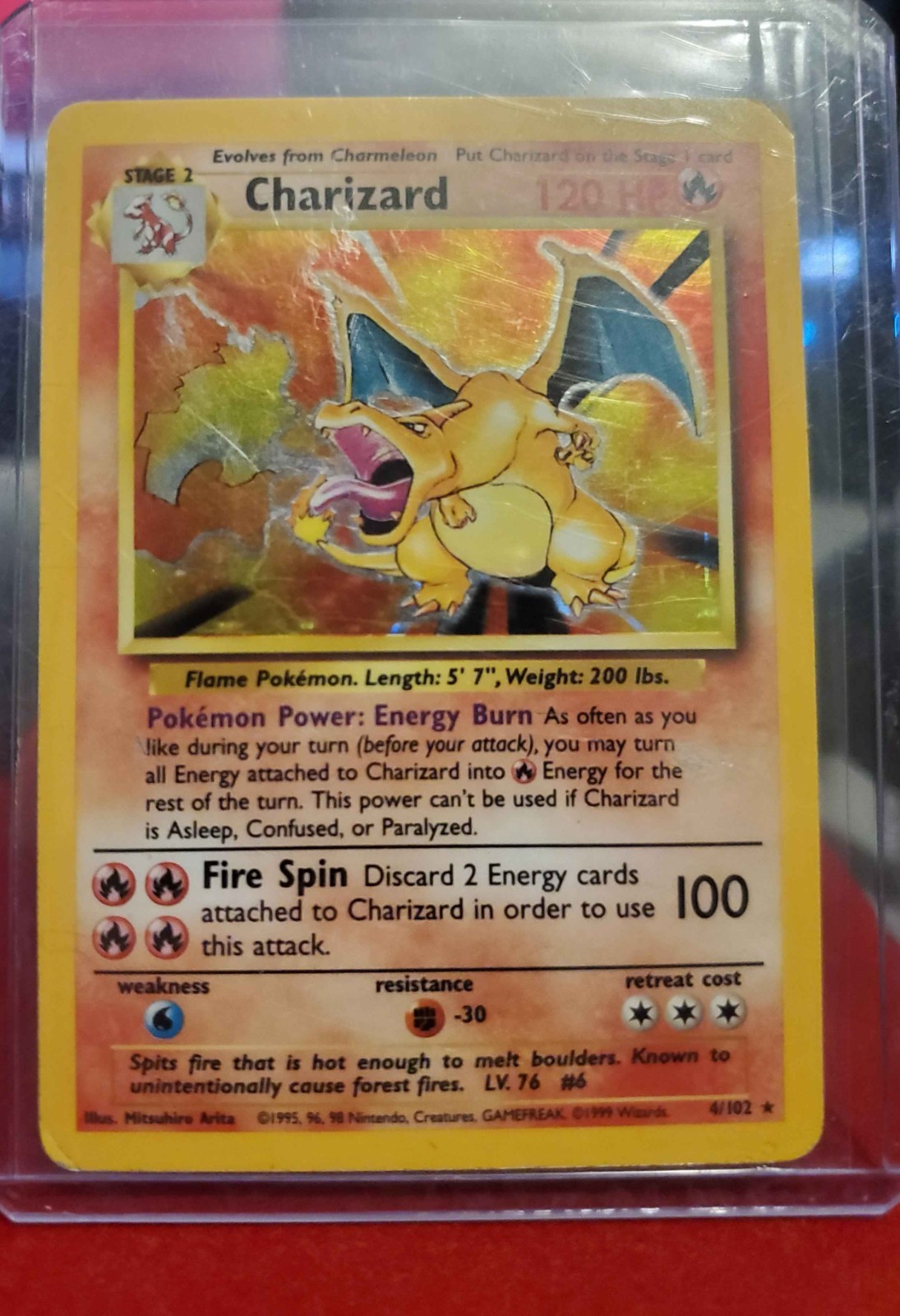 Base Set Pokémon TCG Charizard 