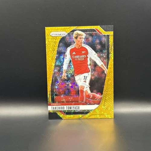 2024-25 Panini Prizm EPL Breakaway TAKEHIRO TOMIYASU /10 Gold DiscoPrizm Arsenal