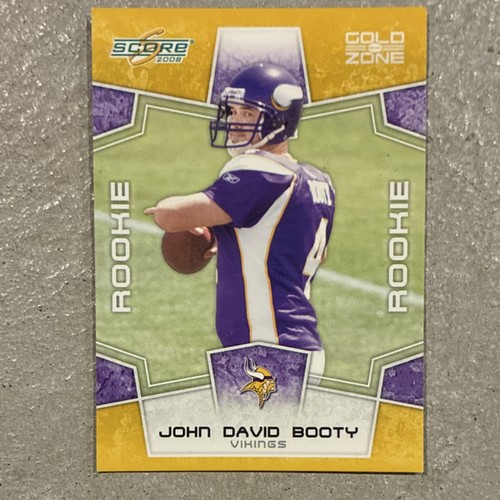 Score John David Booty #406 Vikings Gold Zone /400 Rookie Football Card - Picture 1 of 3