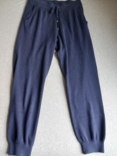 Chicos Pants 1 / Medium Cashmere Blend Jogger Ankle Elastic Waist Knit Cozy