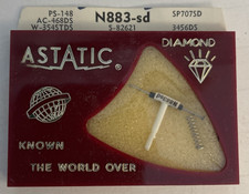 NEW Astatic Diamond Vintage Phonograph Needle Record Player Turntable N883-sd