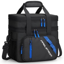 Lunch Box, 20L Insulated Lunch Bag for Men Women, Expandable Double Deck Leak...