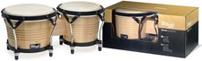 7.5 and 6.5 Natural-Colored Latin Wood Bongos