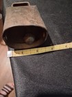 Vintage brass cow bell 4"x 3' NICE PATINA — photo 3