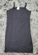 Torrid Dress Womens 3X 22-24 Black Midi Wedding Crepe Hi Neck Formal Lined Logo