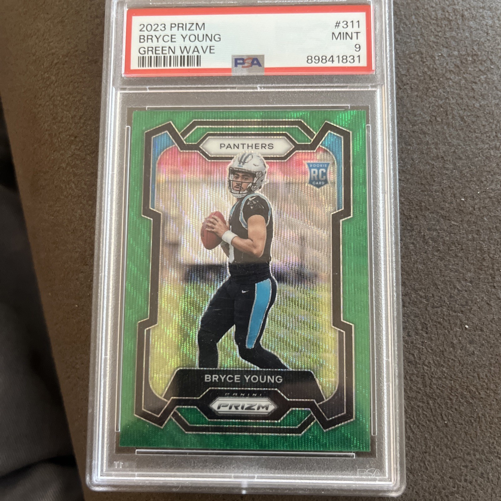 Bryce Young Panini Prizm #311 Green Wave