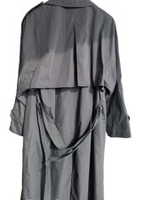 Trenchcoat Damen klassisch schwarz Gr. 23 lang 