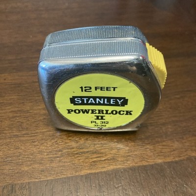 Stanley 33-312L 12ft PowerLock Tape Measure - Yellow