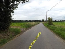 Photo 6x4 Hall Lane & field entrance Blo' Norton  c2016