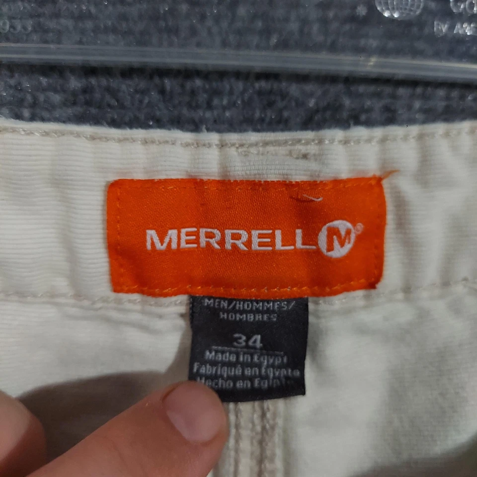 Pantalones Cortos Merrell Para Hombres 34 Informales Exterior Carga Multi Bolsillo Verano Senderismo Sendero Foto 3 de 4