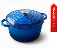 4.5 Quart Enameled Cast Iron Dutch Oven for Sourdough Bread Le Creuset with