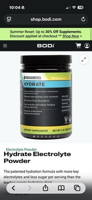 Beachbody Performance Hydrate Citrus Electrolytes