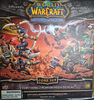 World of Warcraft Miniatures Game Deluxe Core Set 21 figures