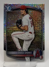Chase Shores 2025 Bowman Draft 1st Bowman MOJO REFRACTOR #BDC-142 Angels