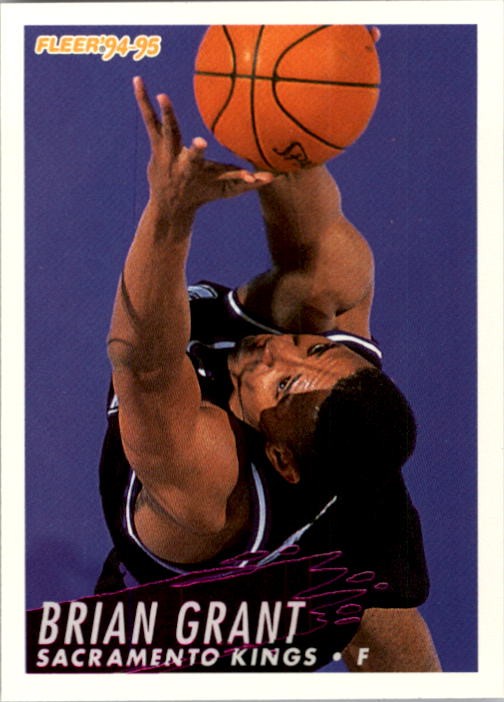 1994-95 Fleer #363 Brian Grant RC - BSK