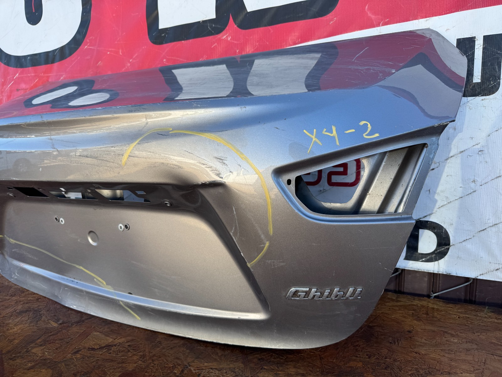 2014 2015 2016 2017 2018 2019 2020 MASERATI GHIBLI Q4 REAR TRUNK LID