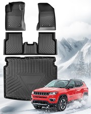 All Weather Floor Mats  Cargo Liner for Jeep Compass 2017-2025 2017 New Bod...