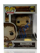RUSSELL CROWE SIGNED MAXIMUS GLADIATOR #860 FUNKO POP! (ACG CERT AG17664)