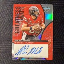 2025 Bowman's Best University - Greatness Awaits Autographs Behren Morton #GA-BM