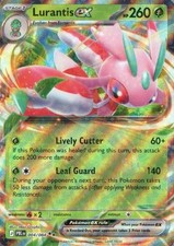 Carta Pokemon Lurantis ex Holofoil Pitch Black - 004/084 quasi nuova