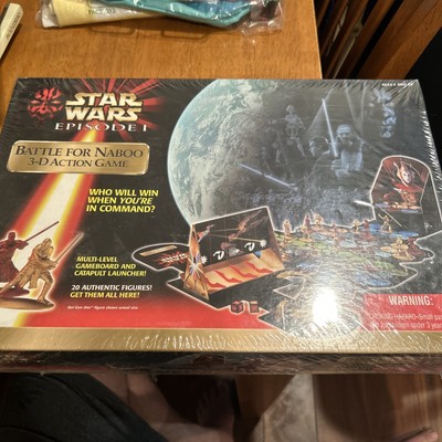 Hasbro Star Wars Episode 1 Battle for Naboo 3D Action Board Game 1999 New Sealed