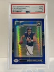 2024 PANINI DONRUSS OPTIC BLUE HYPER #201 CALEB WILLIAMS ROOKIE RC PSA 9