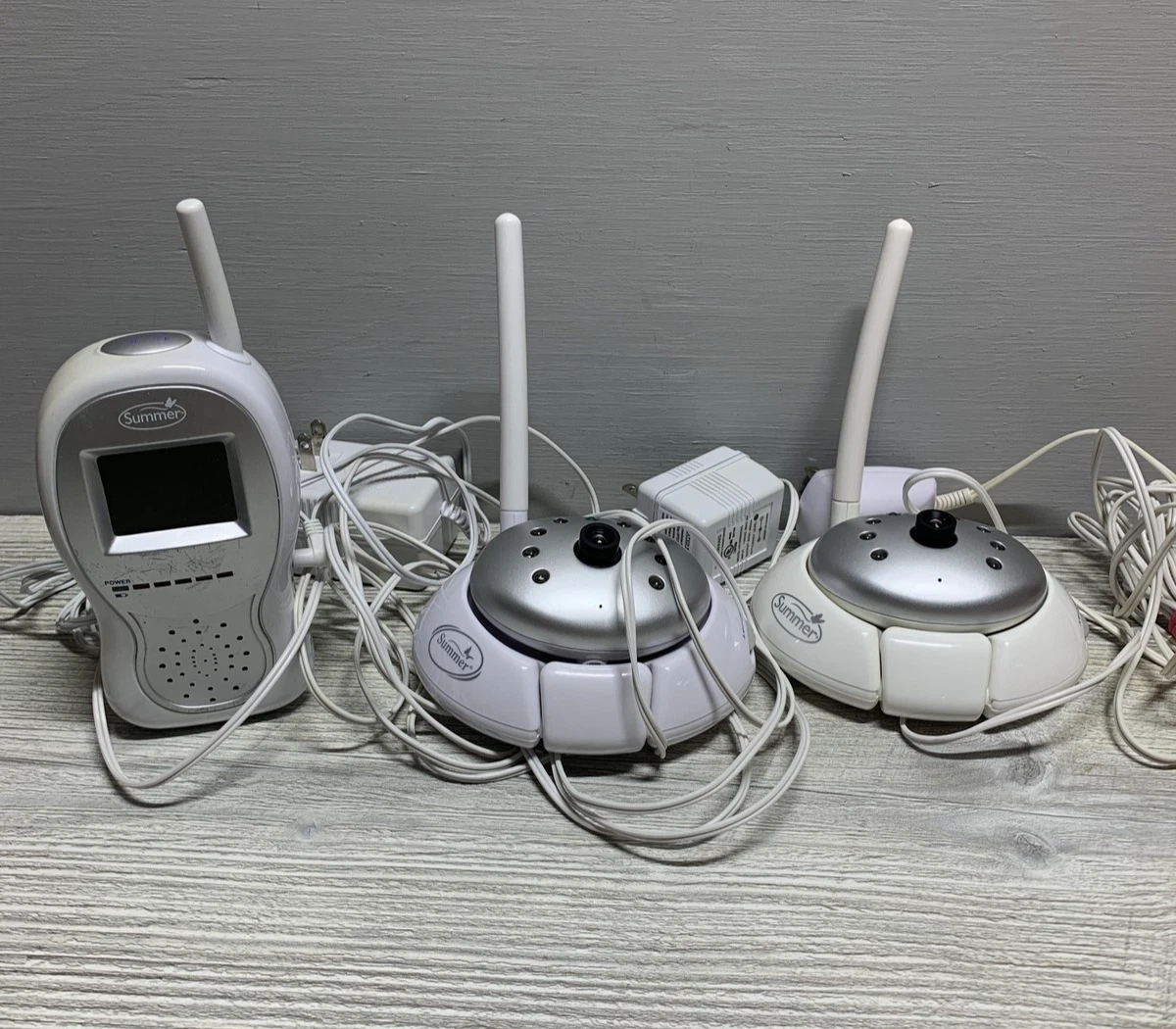 Summer Infant Video Baby Monitor Set 2 Cameras Handheld Parent Unit Infrared