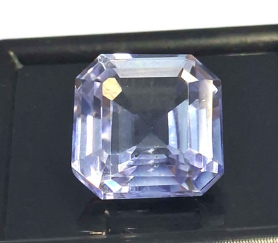 Natural Fabulous Asscher Cut 10-12 Ct Light Blue Tanzanite Loose Gemstone SP1129