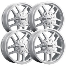Set Of 4 Thret Off-road 809 Radar 20x9 8x170 18mm Silver Wheels Rims 20 Inch