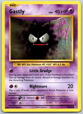 Gastly Common XY - Evolutions 47/108 NM