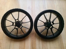Baby Jogger City Select LUX Stroller 2 x Rear Wheel Replacement great condition!