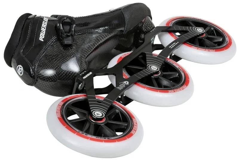 POWERSLIDE SPEED SKATES One 3 x 125 mm Infinity 85A Carbon PS1 NEU TOP! Größe 41 - Bild 3 von 4