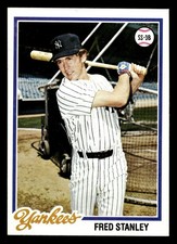 1978 Topps #664 Fred Stanley Near Mint Yankees ID: 521673