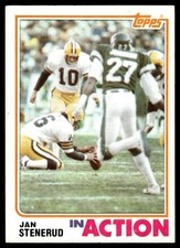 Jan Stenerud IA 1982 Topps #367 Green Bay Packers 28262 Football Card