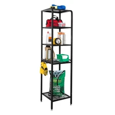 HONEY-CAN-DO 5-TIER GARAGE STORAGE SHELVING UNIT SHF-09841 BLACK - BLACK