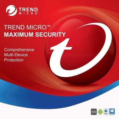 Trend Micro Maximum Security 2024/2025   10 Geräte 1 Jahr   Win   Multi-Device