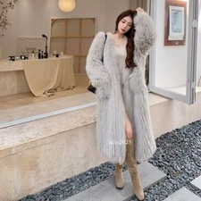 Winter Women High-quality Coat Long Fur Plus Cotton Very Warm Large Size Ladies