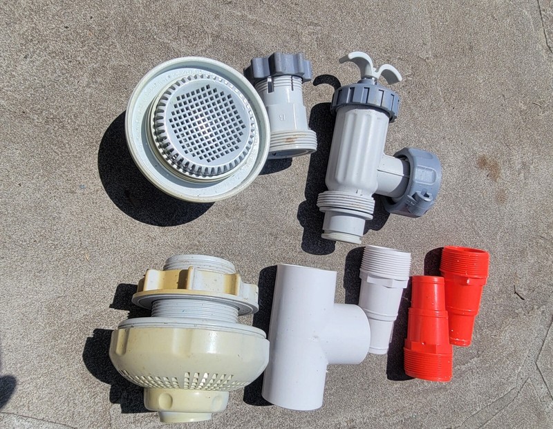 Intex Above Ground Swimming Pool Plunger Valve Inlet Outlet Parts