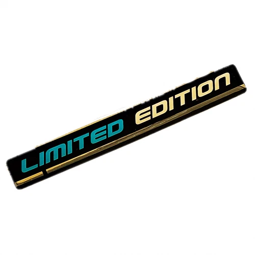 Universal Car Accessories LIMITED EDITION 3D Emblem Badge Decal Sticker BLUE
