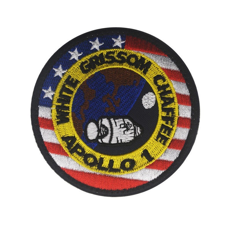 APOLLO 1 - WHITE GRISSOM CHAFFEE BROTHERS VINTAGE NASA HOOK PATCH ...