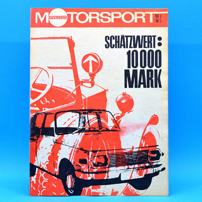 DDR Illustrierter Motorsport IMS 13 1970 Bautzen AMX/3 Sachsenring Harz-Rallye L