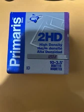 Primaris 2HD Floppy 3.5" Disks Diskettes 1.44MB 10-Pack IBM Formatted Sealed
