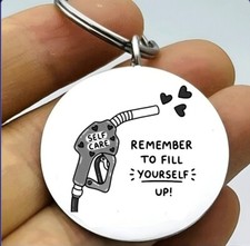 Gas Self Care Pump Hot Full Youeslef Hot Funny Cute Keychain