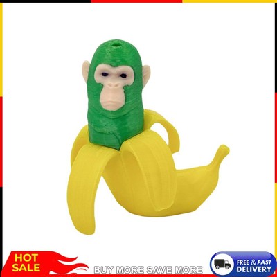 Italian Brainrot Creative Toys Collection Ornaments Funny Doll (Banana Monkey)