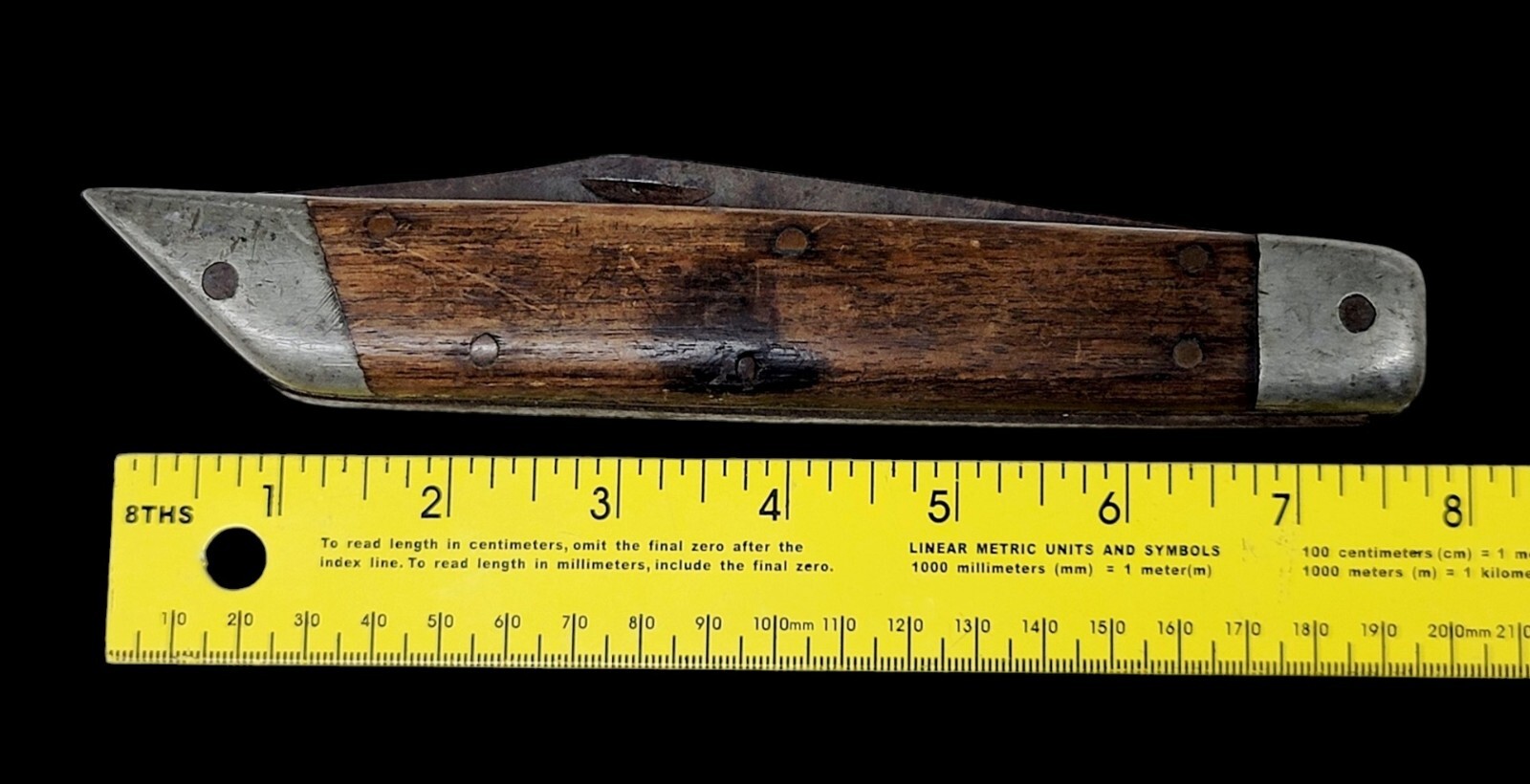 Vintage Original Antique 19th Century Folding Sailor's Clasp Knife (14