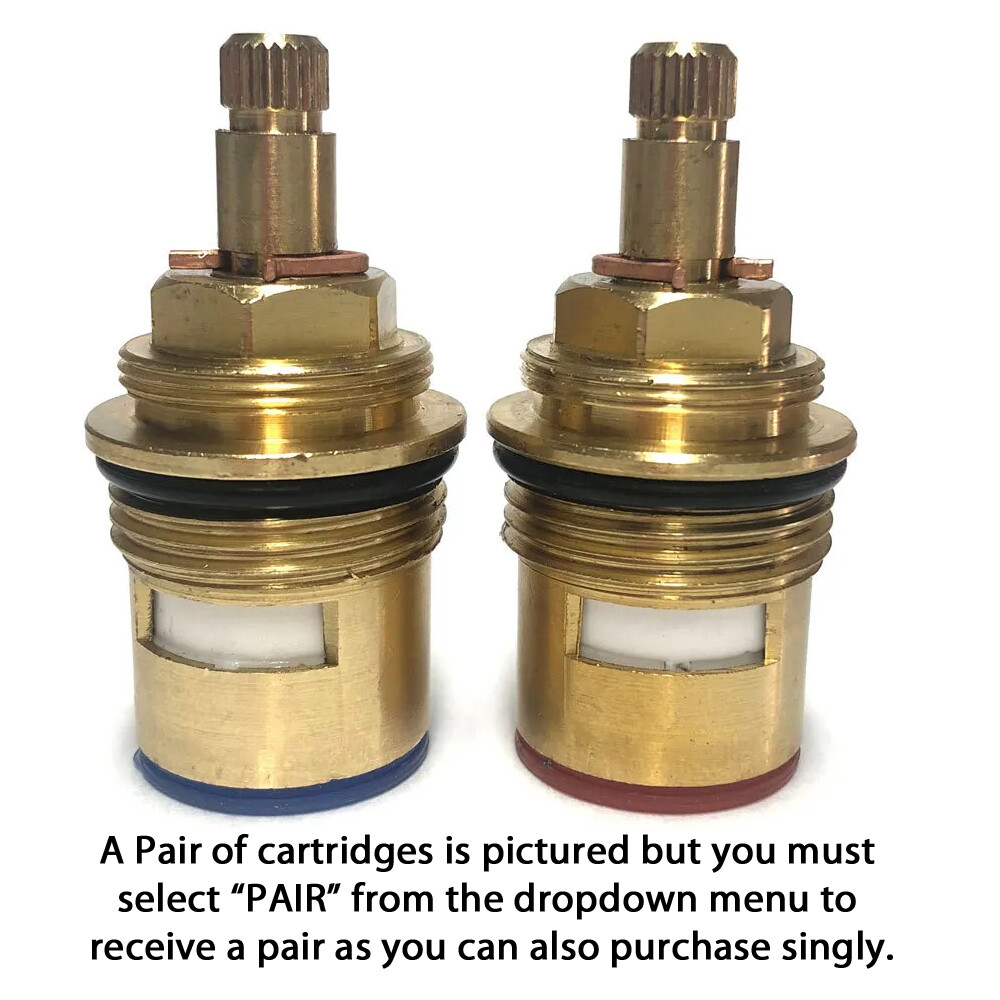 Bristan Bath Tap Valve Ceramic Cartridge – VS03-C20 20 Spline 3/4" For Cold Water-645461